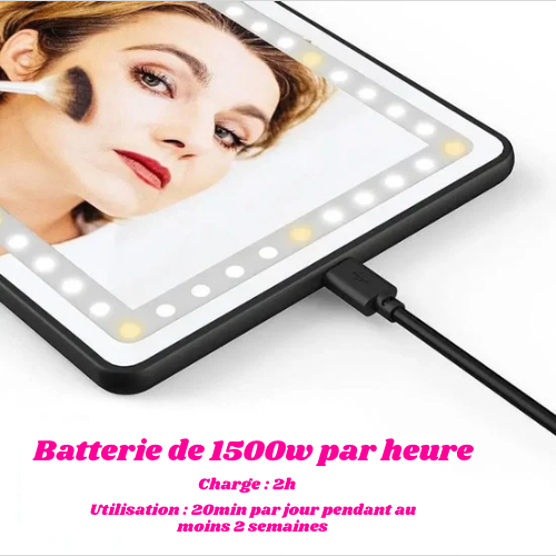 Miroir Led 3 couleurs